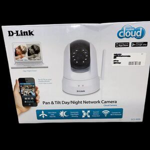 D-Link DCS-5020L Wireless N Day & Night Pan/Tilt Cloud Camera-White